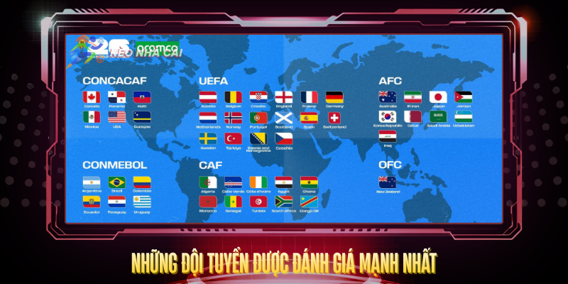 Nhung Doi Tuyen Duoc Danh Gia Manh Nhat